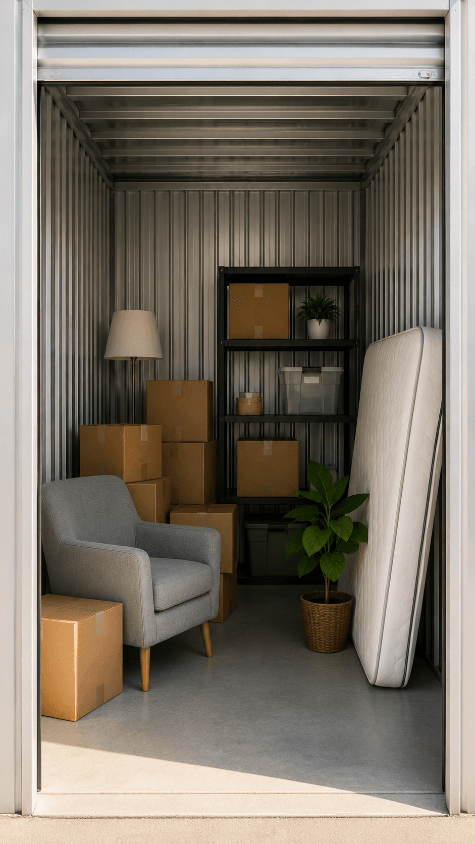 Self storage units