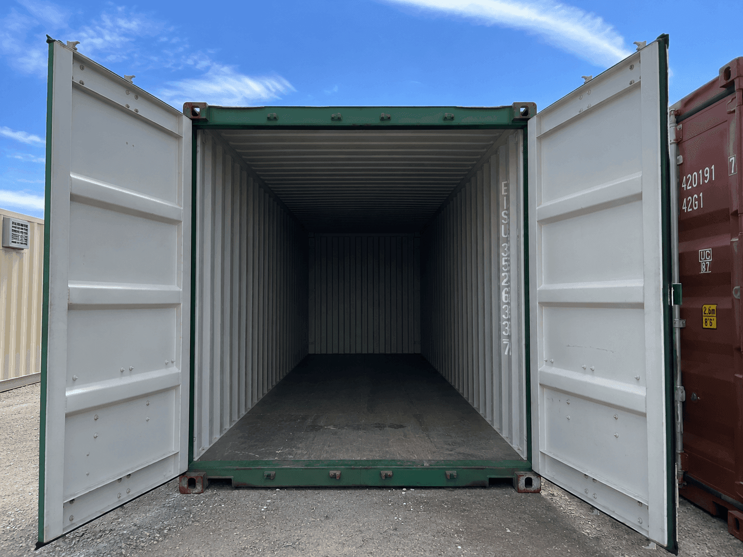 The container