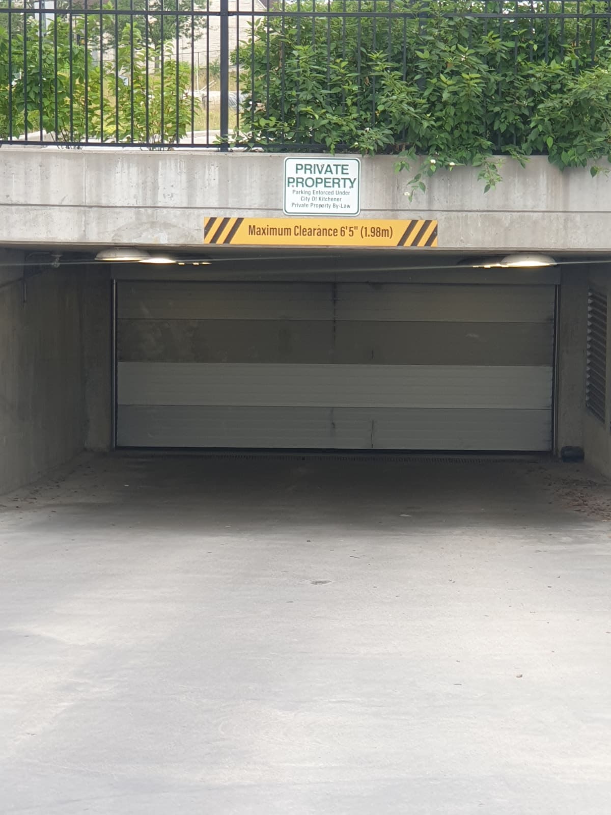 Underground parking spot in Kitchener