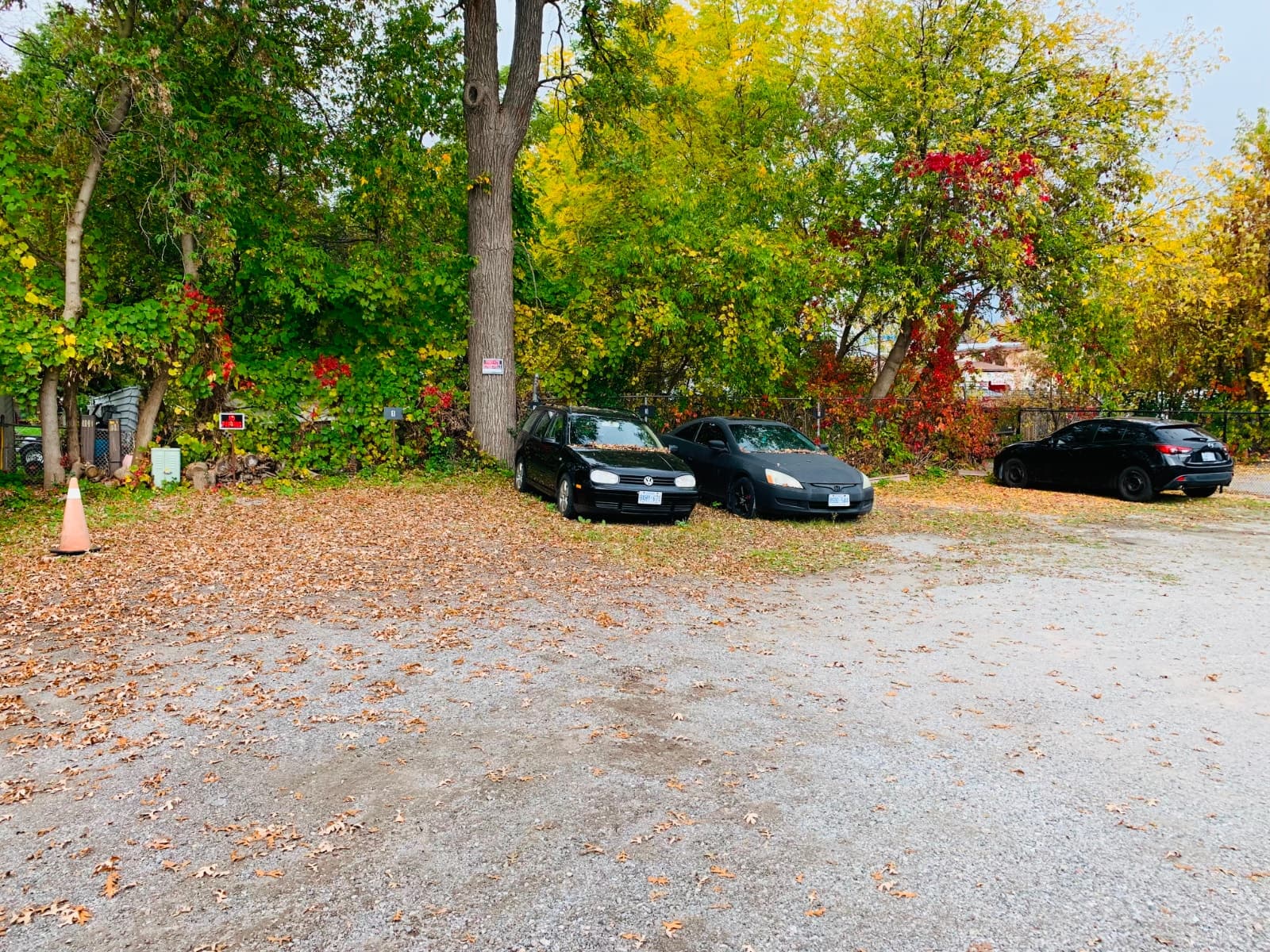 Private outdoor parking lot space in Newmarket