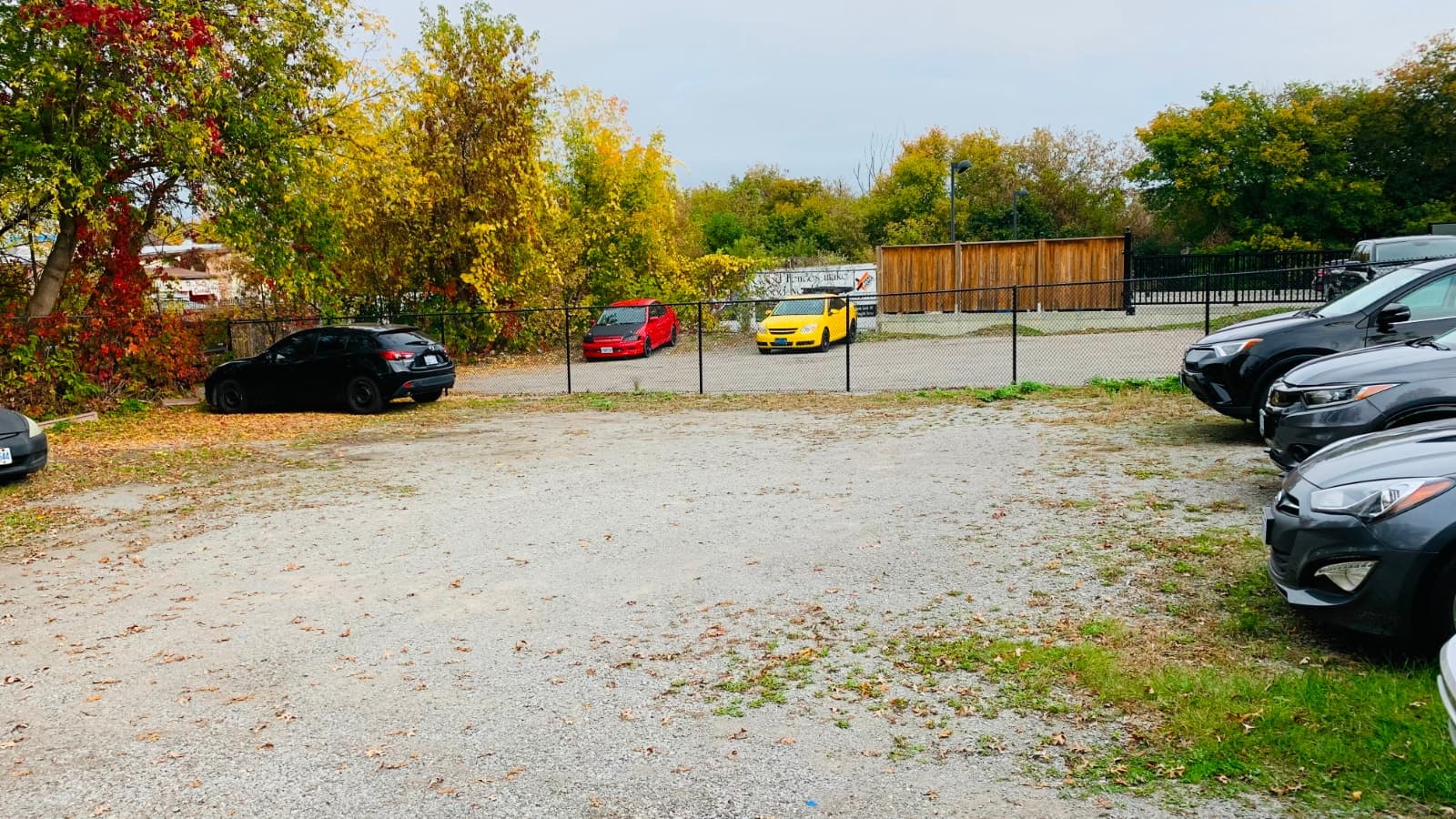 Private outdoor parking lot space in Newmarket