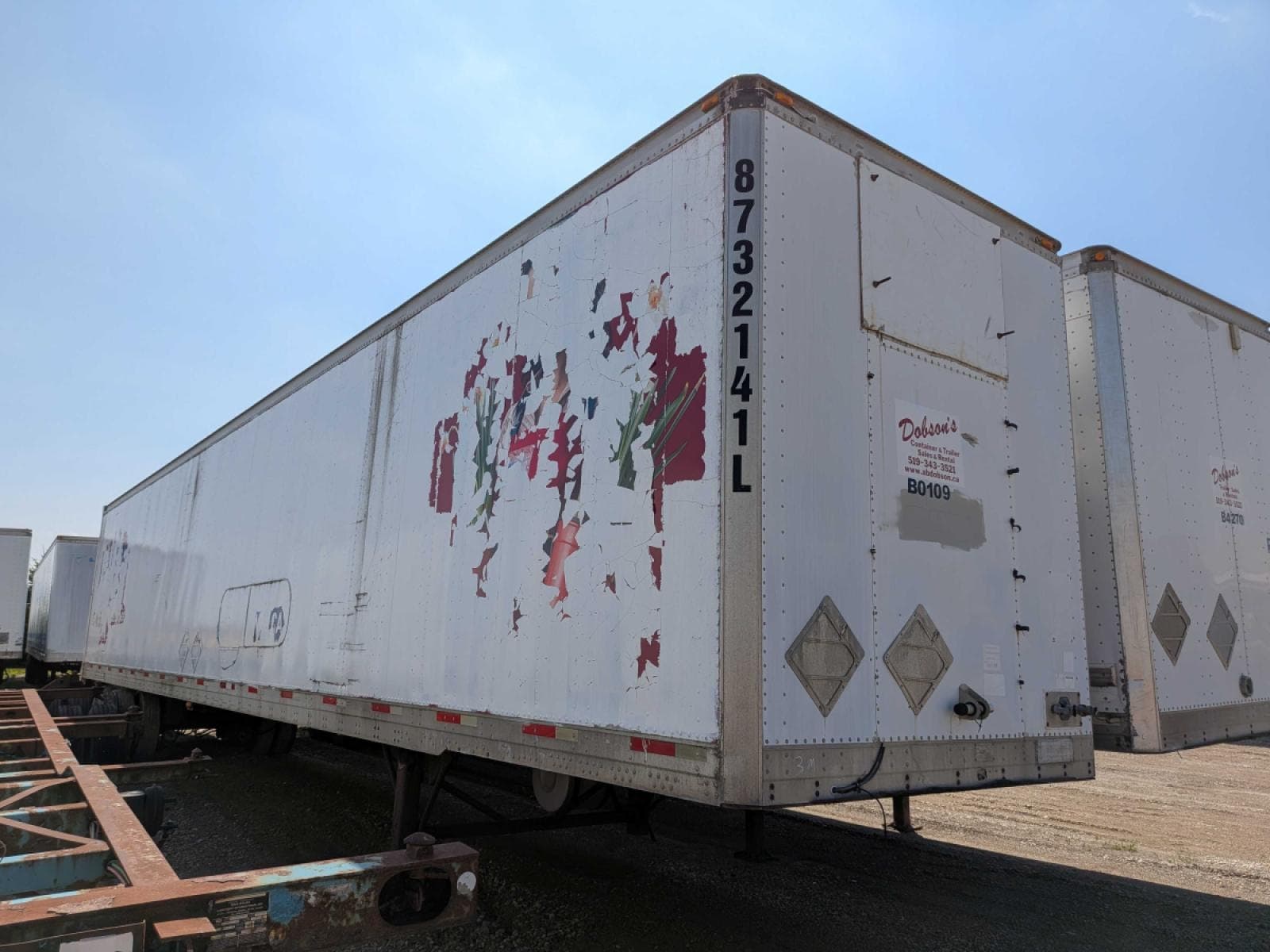 53ft storage trailer for rent