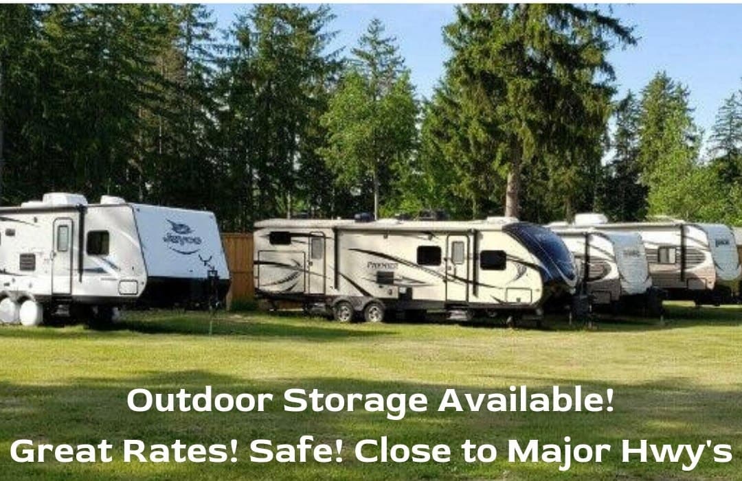 Gated outdoor RV, boat & trailer storage in Queensville