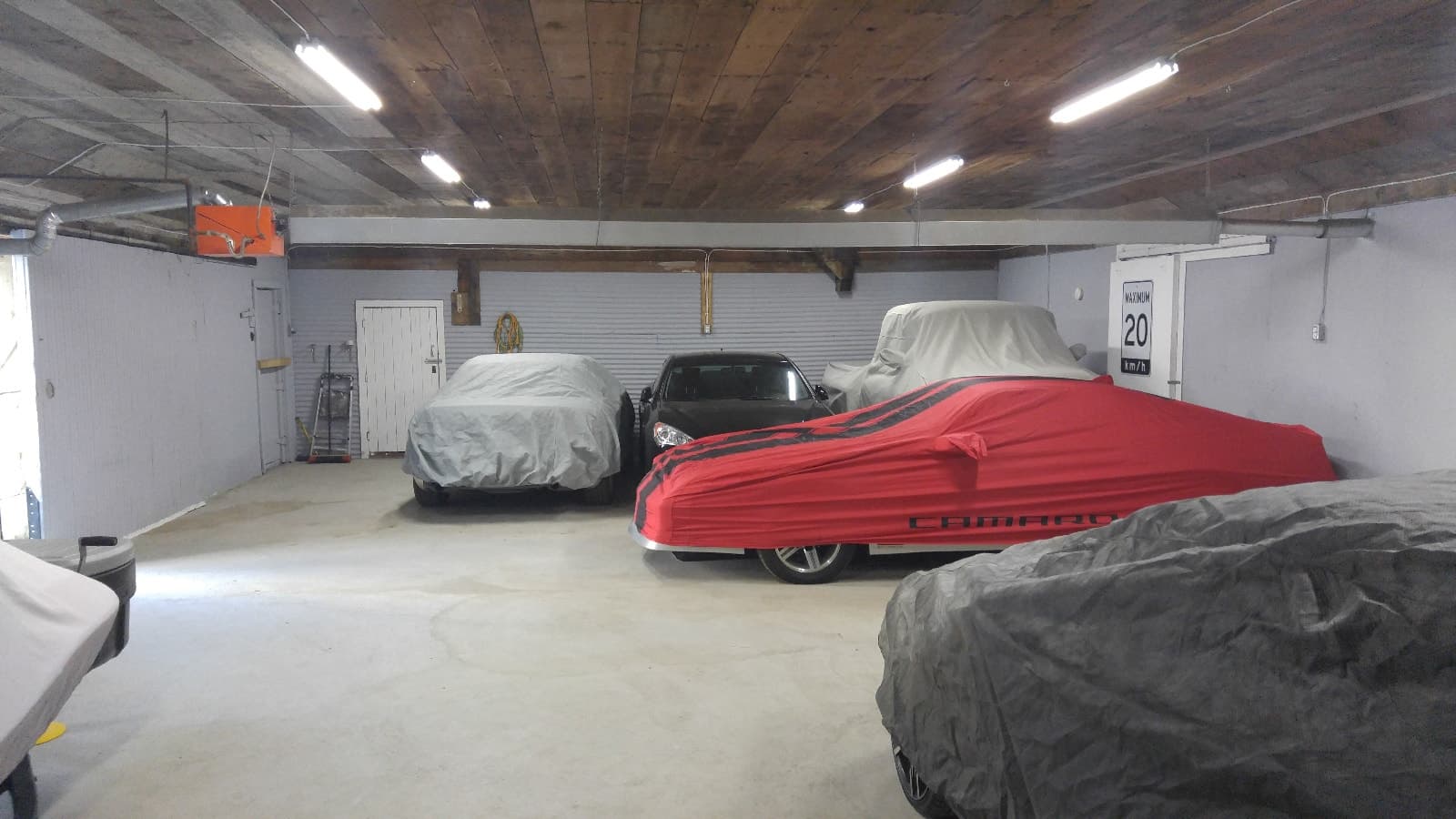 Outdoor parking spot for boat or trailer storage
