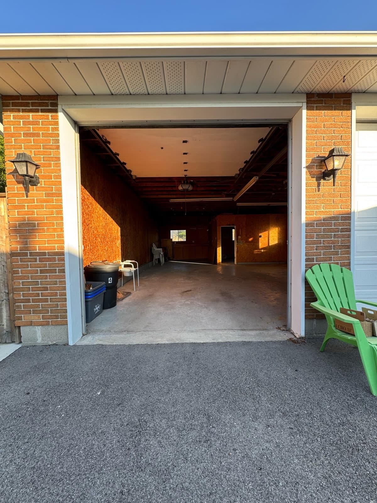 40-Foot Deep Private Garage for Storage
