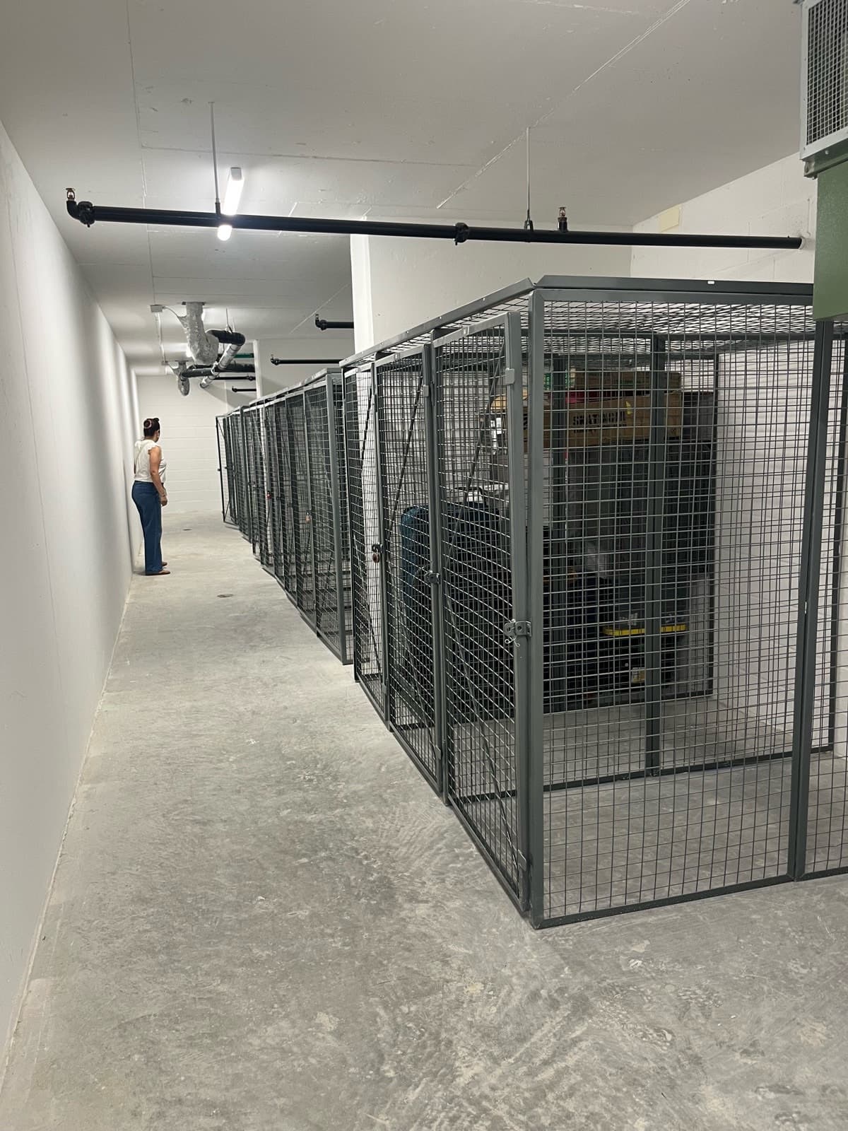 Storage locker in Hamilton residential building