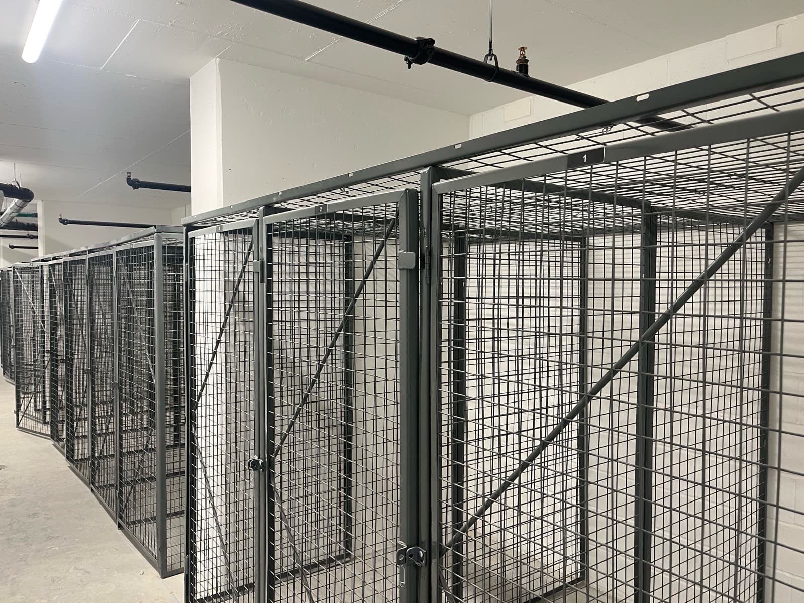 Storage locker in Hamilton residential building