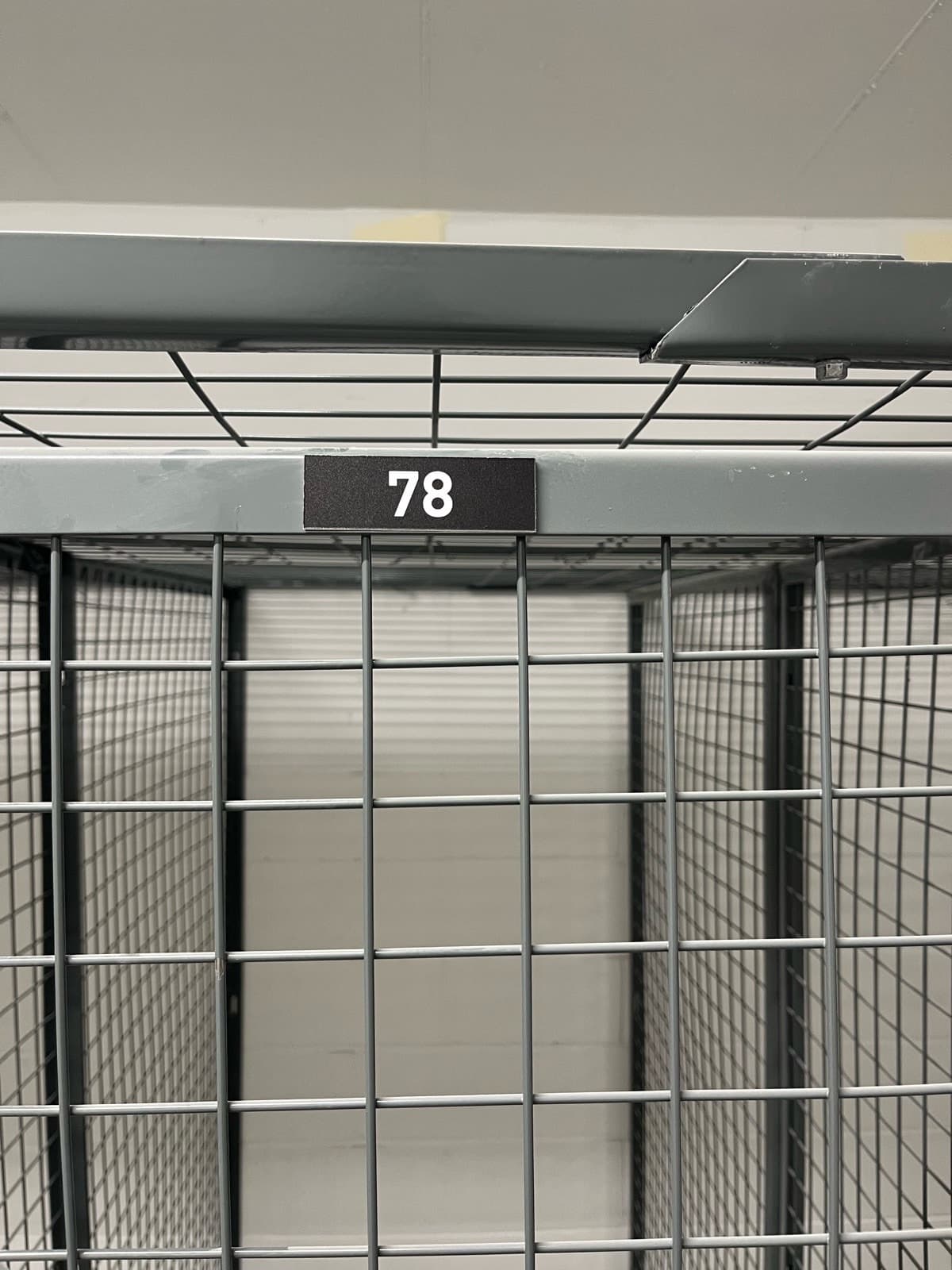 Storage locker in Hamilton residential building