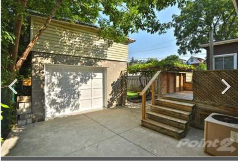 Detached garage for storage near Gage Park