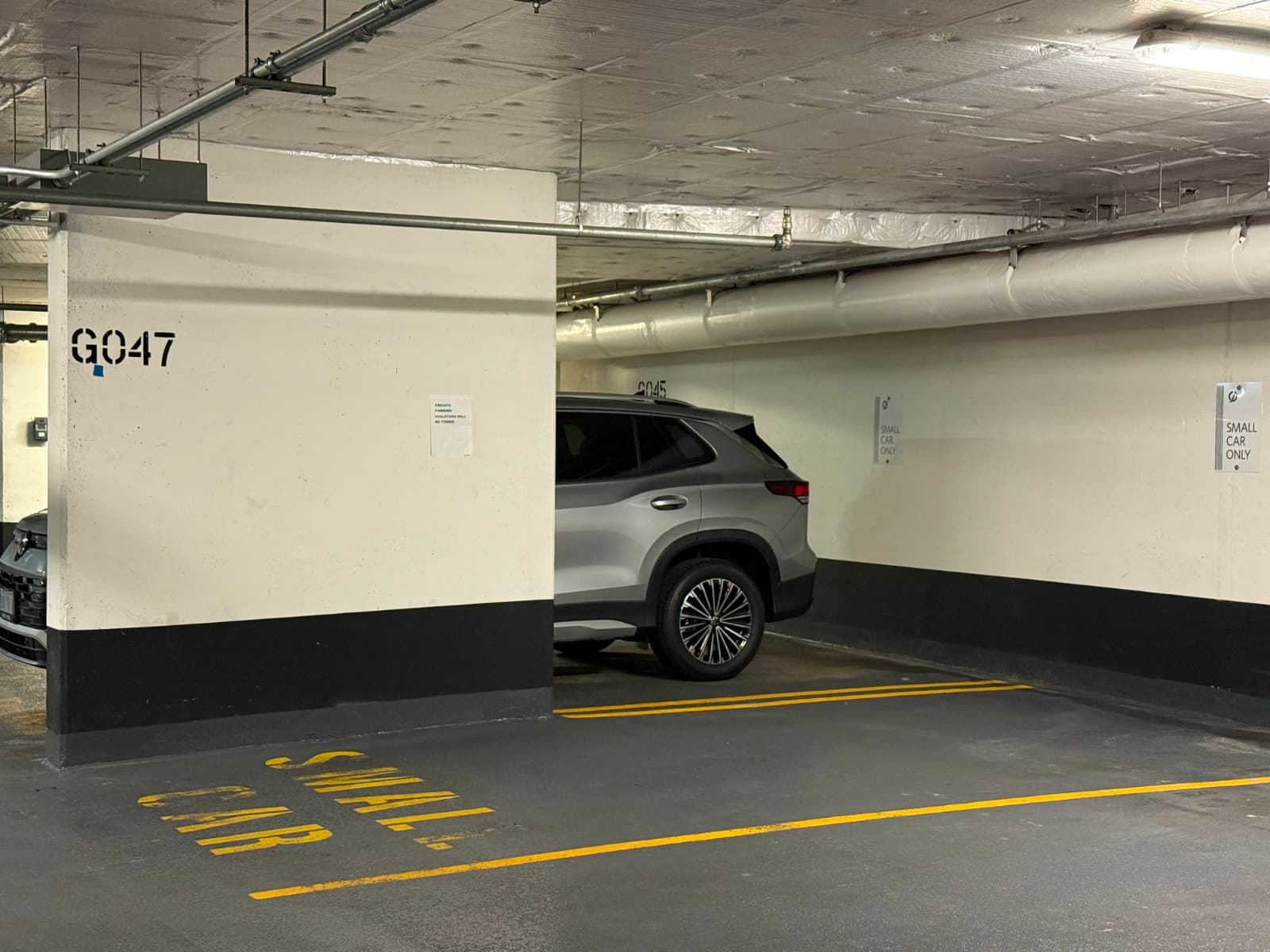 Underground parking spot at 17 Bathurst St