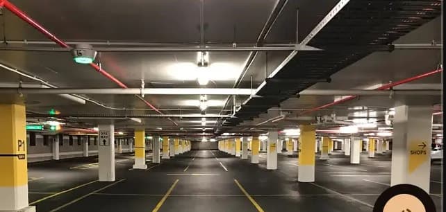 Underground parking spot at Dundas Garden, Jarvis St