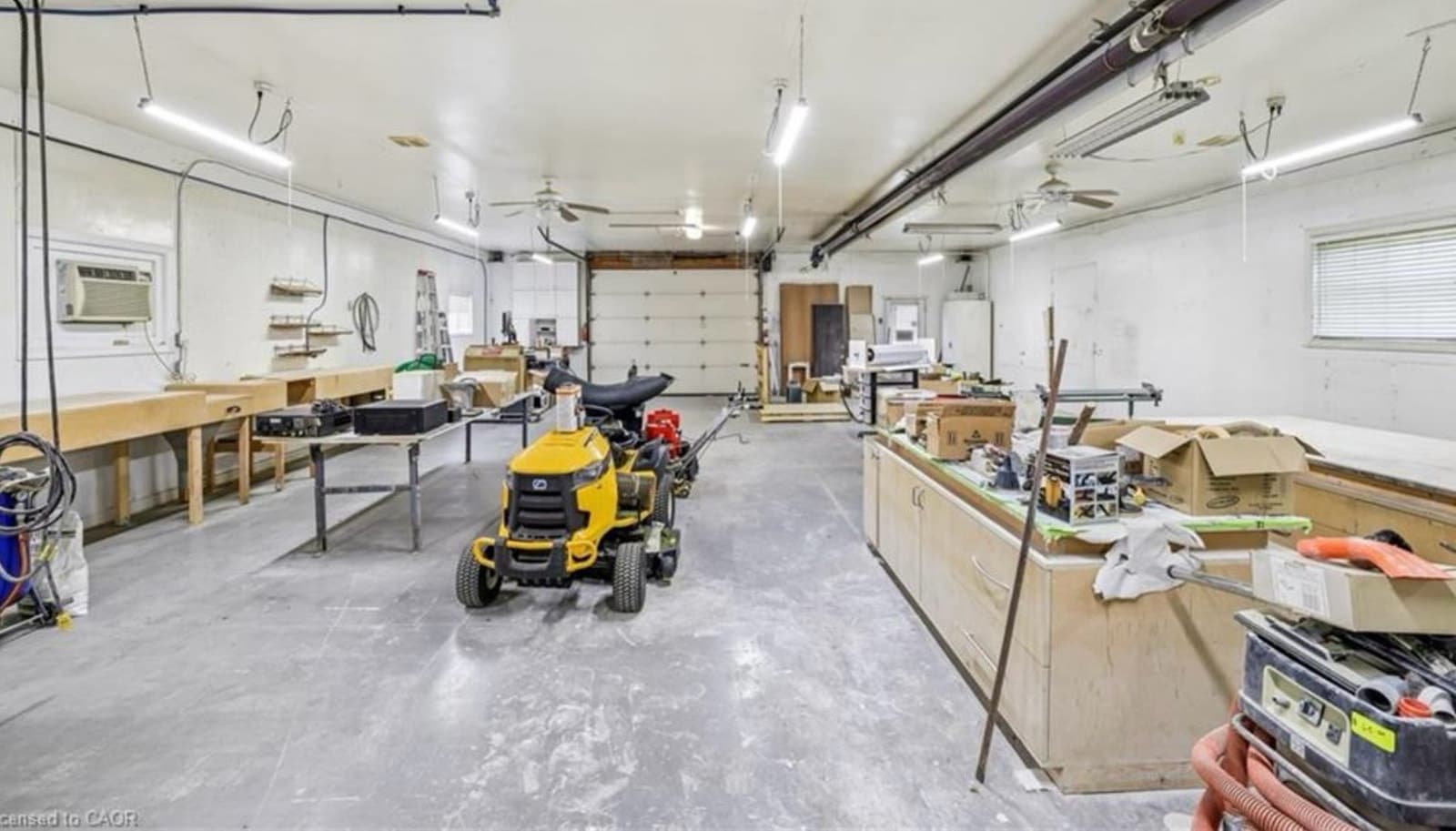 Large heated garage with driveway parking in Hamilton