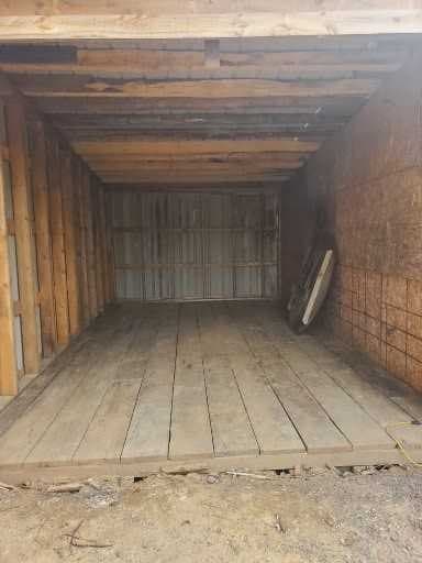 12x22 double door garage for vehicle storage