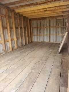 12x22 double door garage for vehicle storage