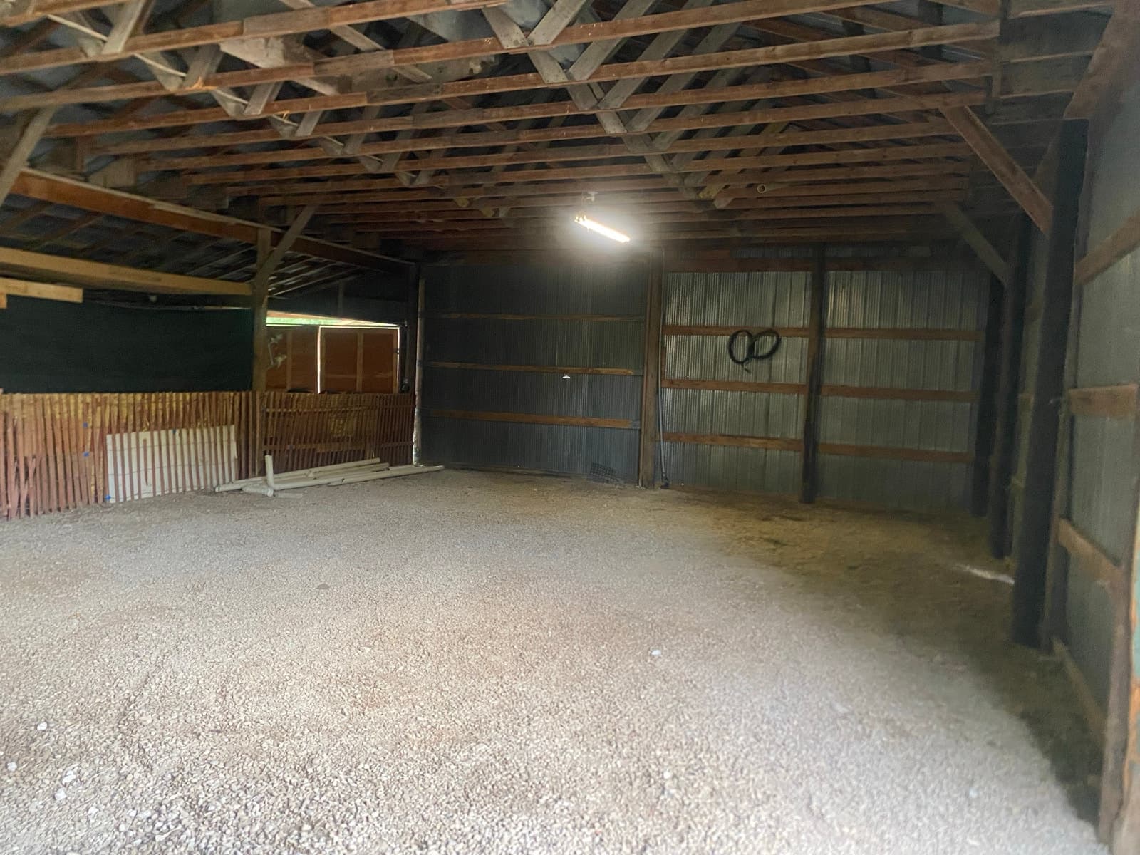 Large barn space for contractor or small business storage