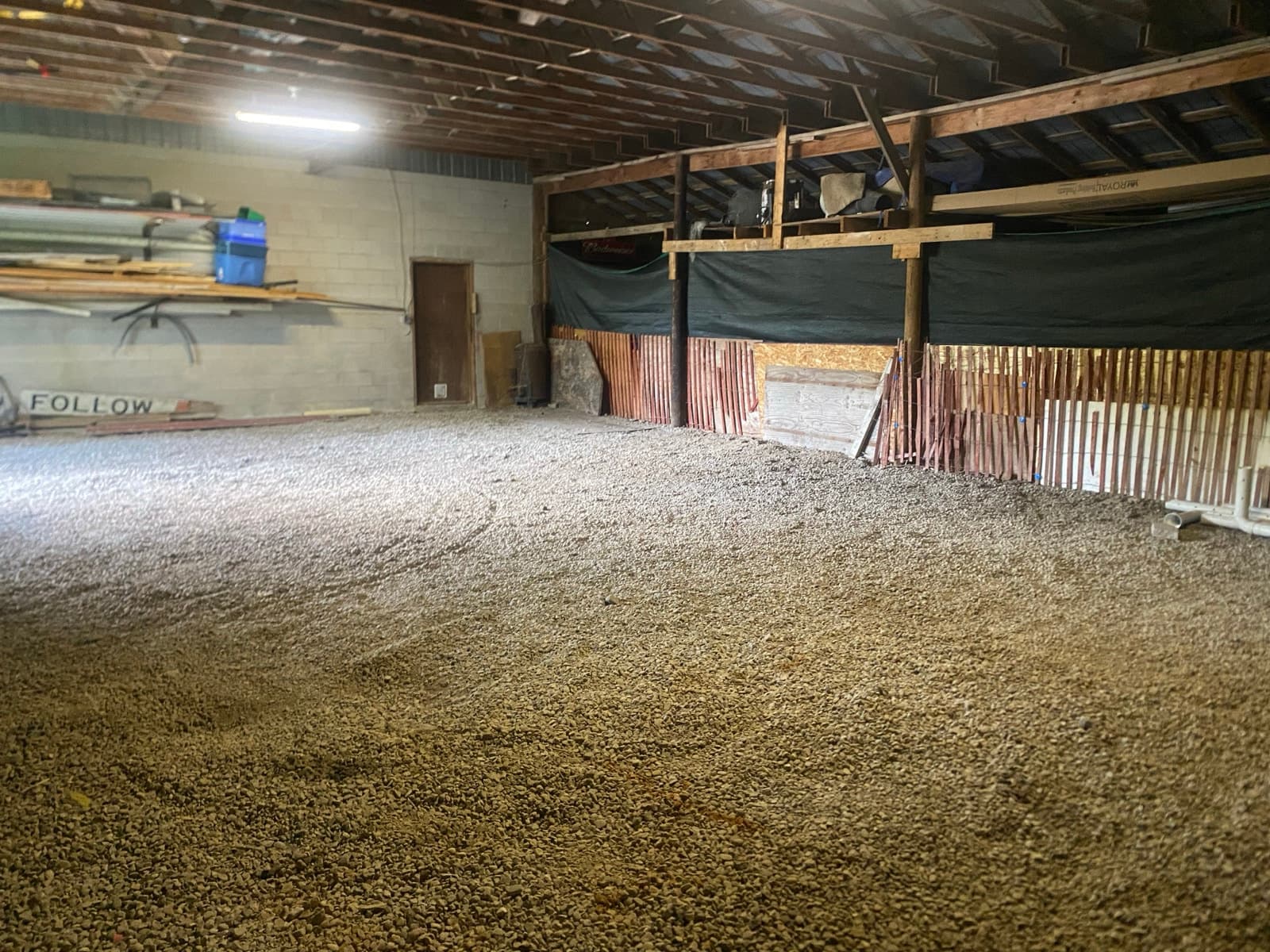 Large barn space for contractor or small business storage