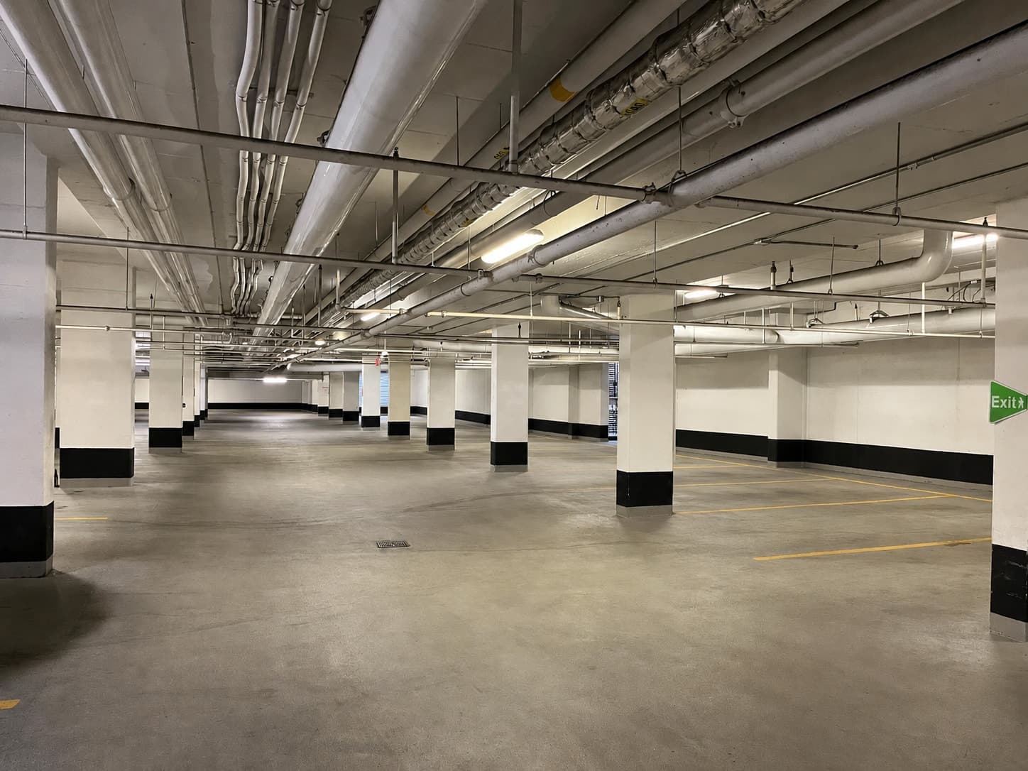 Secure covered underground parking spot in downtown Toronto