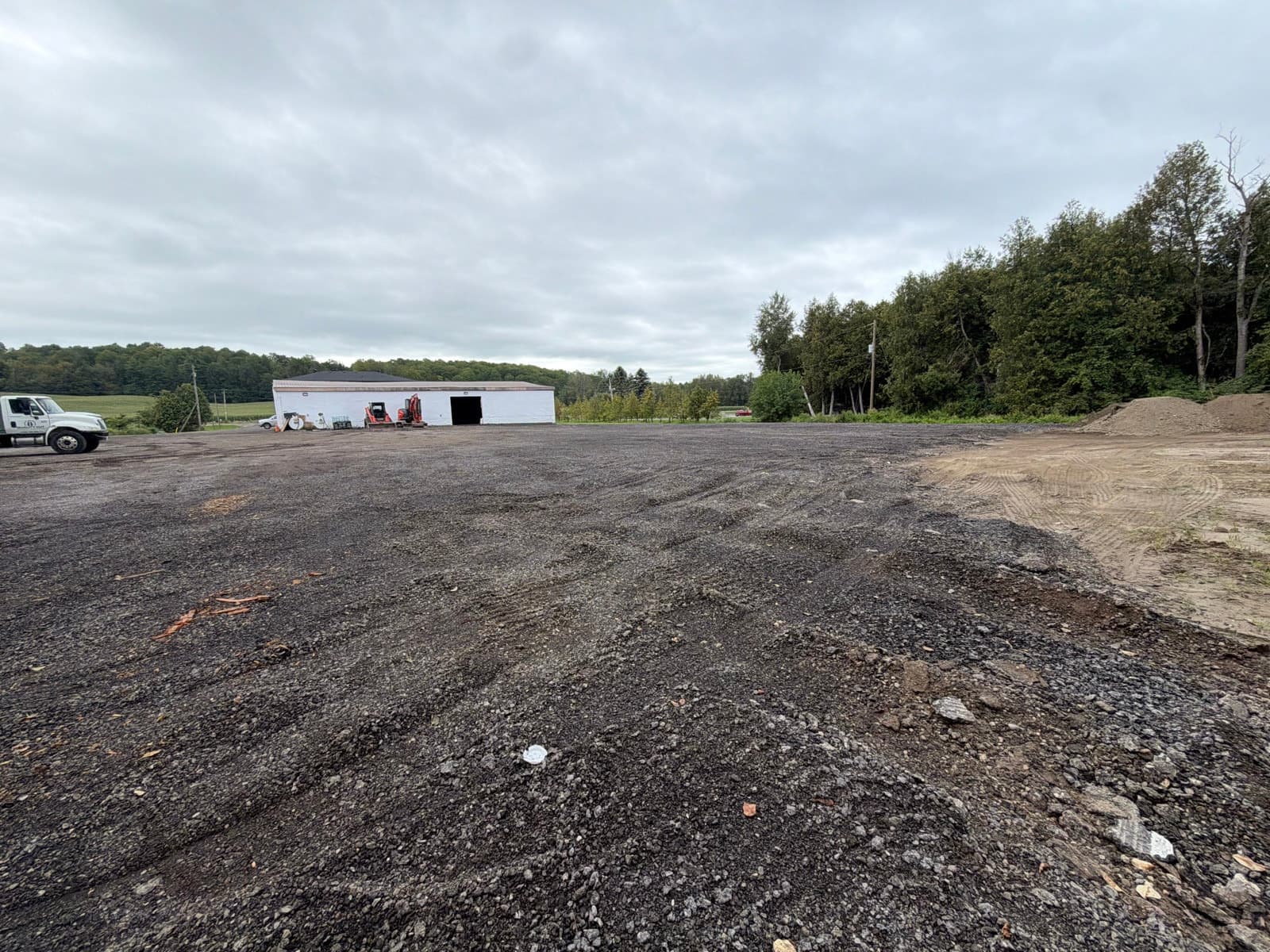 Nearly one-acre yard space for storage in Barrie