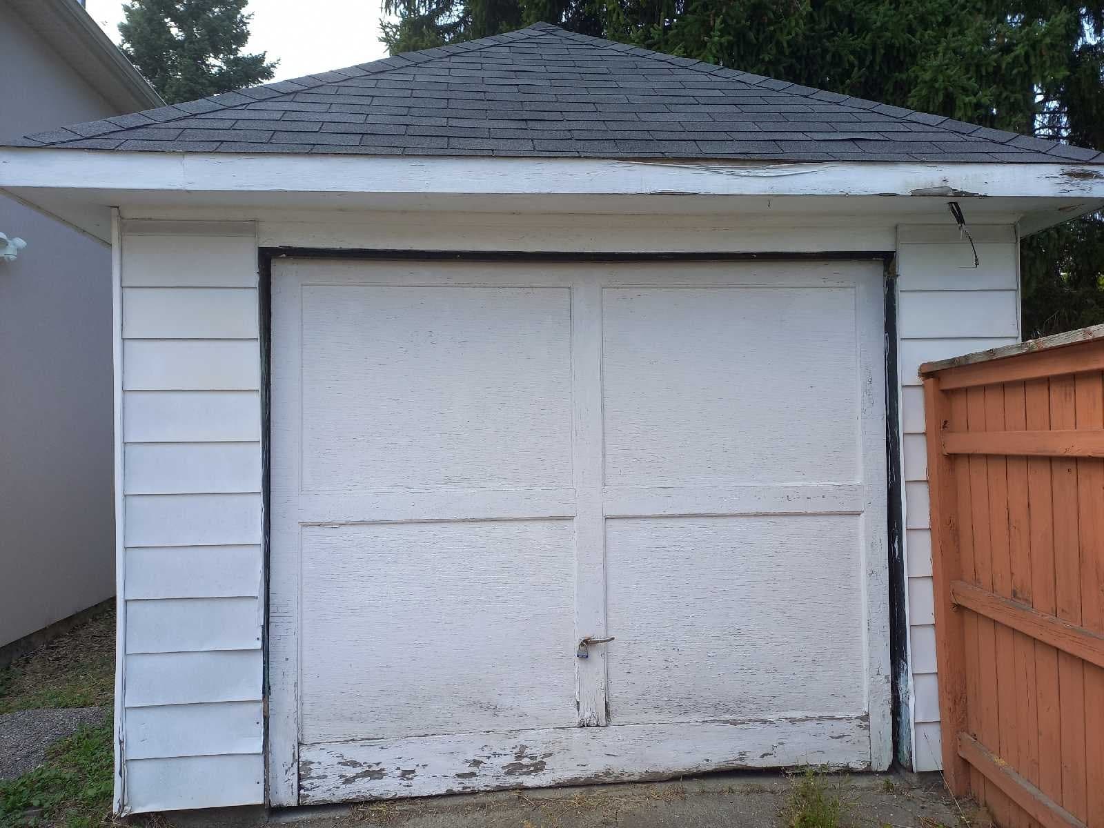 Single-car garage for storage in downtown Brampton