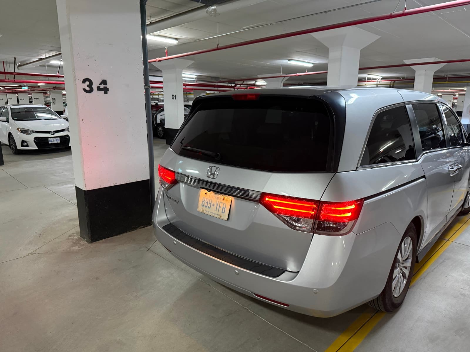 Underground parking spot for rent in Oakville