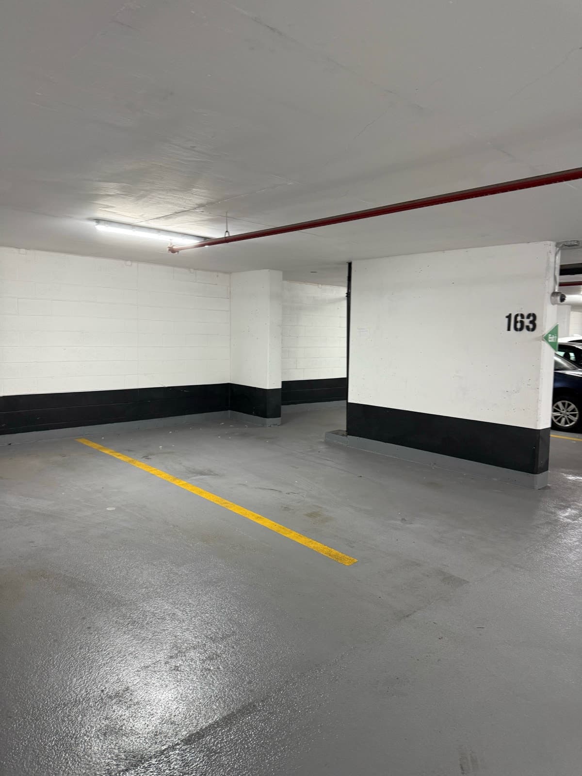 Underground parking spot for rent at Parkside Village