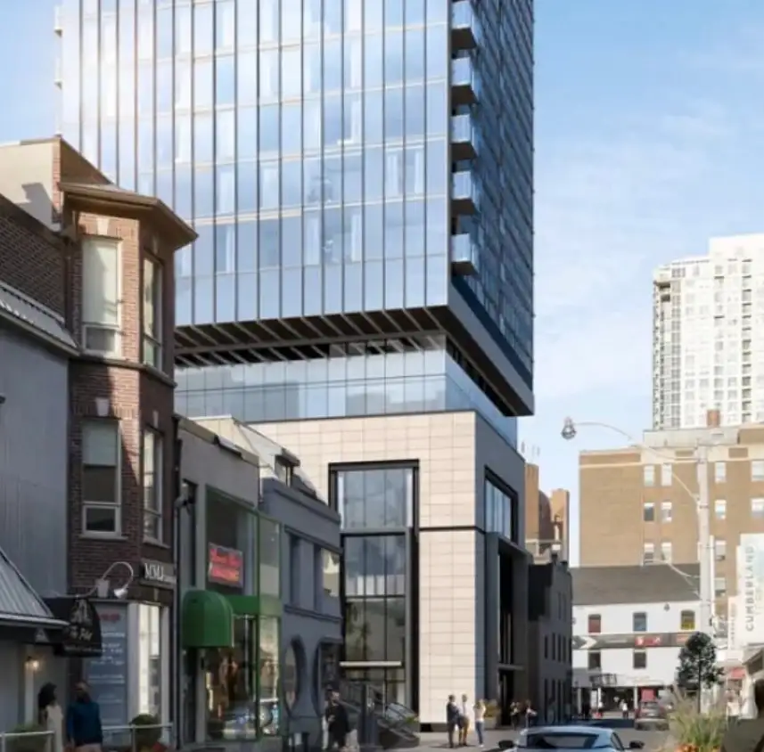The building, in the heart of Yorkville